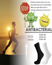 Made in Portugal Bamboo Socks EU 35-46 Crew Socks Anti Odor Soft and Breathable Black White color